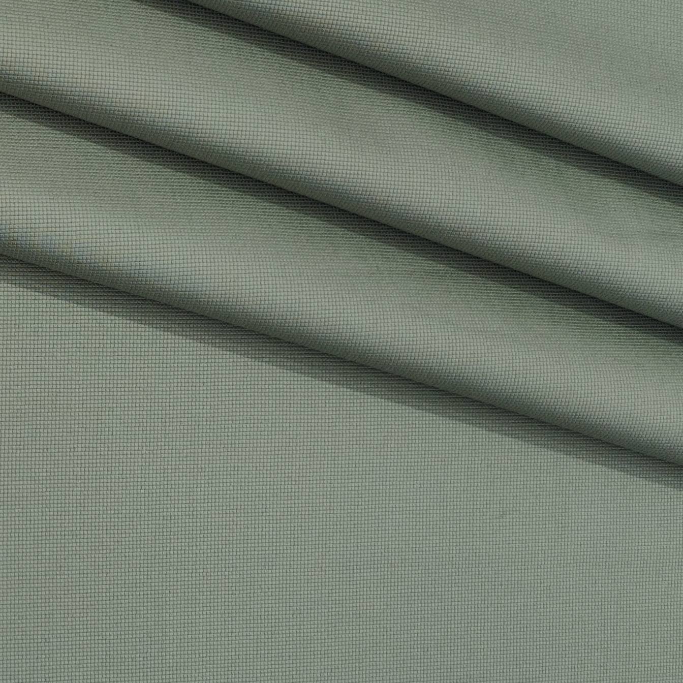 Trouser Fabric Donear Pure Cotton Textured Colour Laurel Green
